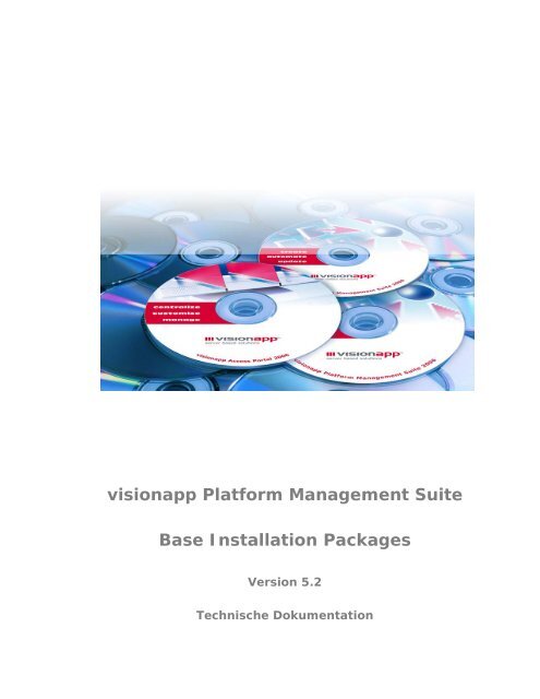 visionapp Platform Management Suite Base Installation Packages