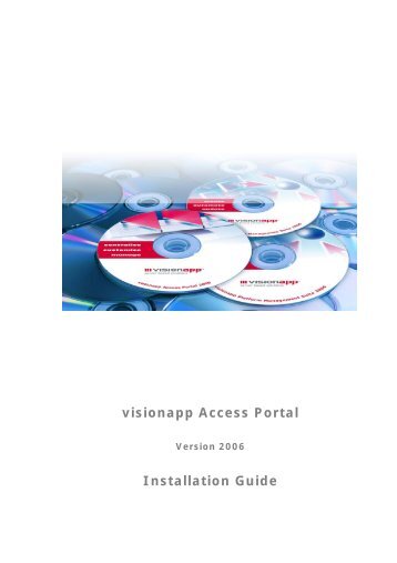 visionapp Access Portal Installation Guide