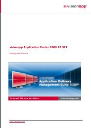 visionapp Application Center 2008 R2 SP1