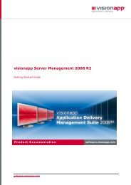 visionapp Server Management 2008 R2