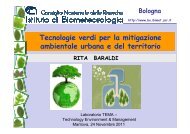 Tecnologie verdi per la mitiigazione ambientale urbana e del territorio