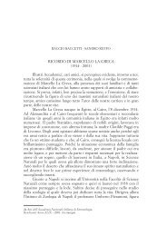 Ricordo di Marcello La Greca - Accademia nazionale italiana di ...