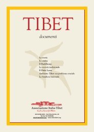 SCARICA IL DOC. ALLEGATO : storiadeltibet.pdf - Progetto Innocenti