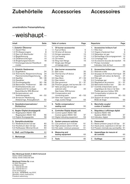 212 PL - Zubehoer 66_2010 - Weishaupt