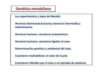 Genética mendeliana