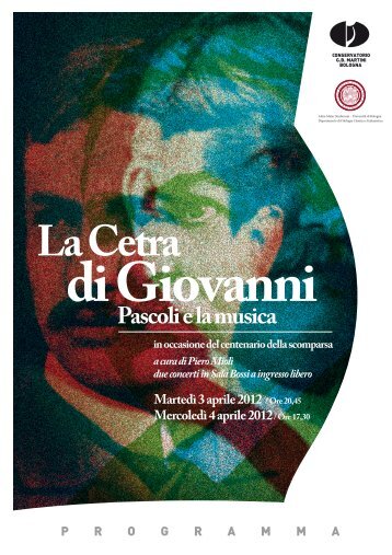 Libretto di sala jpg - Conservatorio di Musica "Giovan Battista Martini ...