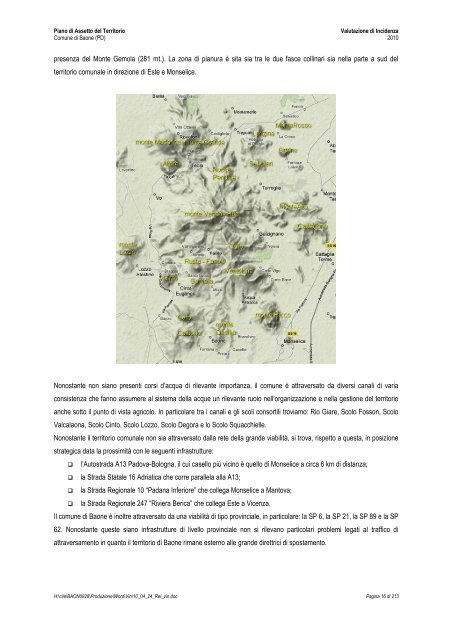 Elaborato 26 Valutazione Incidenza - Provincia di Padova