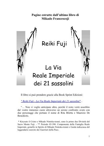 Reiki Fuji La Via Reale Imperiale dei 21 sassolini - Mikadofrancesco.It