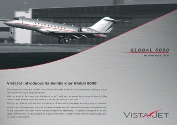 Download your fact sheet - VistaJet