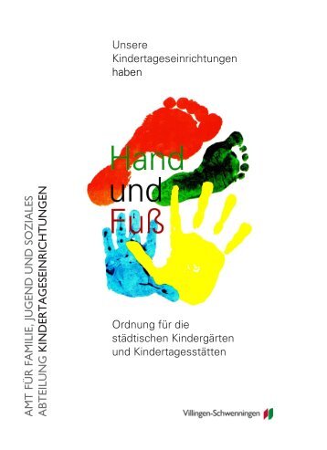 Kindergartenordnung (PDF; 780KB) - Villingen-Schwenningen