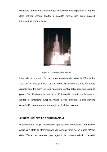 Usi civili e militari dei satelliti - Accademia Militare