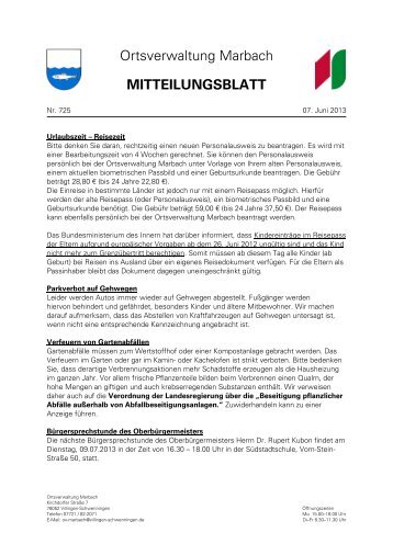 Aktuelles Mitteilungsblatt (PDF) - Villingen-Schwenningen