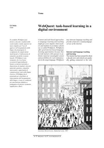 WebQuest: task-based learning in a digital environment - Babylonia