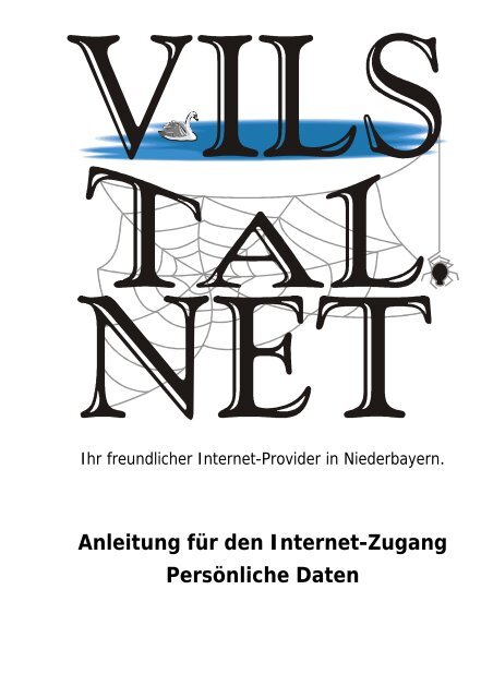 Zugangsanleitung für Modem oder ISDN als PDF-Datei ... - Vilstal.Net