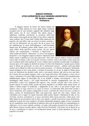 1 BARUCH SPINOZA ETICA DIMOSTRATA ... - Istituto Marco Belli