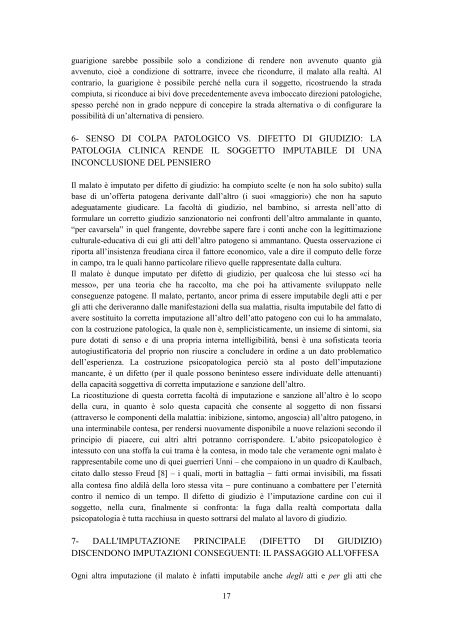 L'IMPOSSIBILE CURA - 1999 - Società Amici del Pensiero