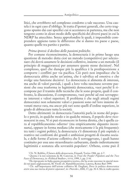 La mucca pazza della democrazia. La destra ... - Rivista Meridiana