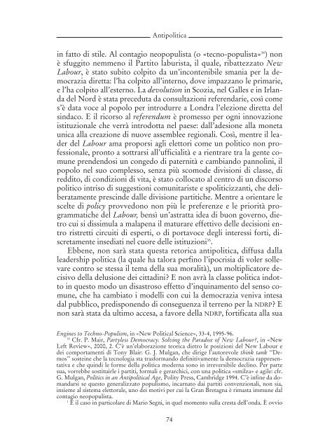 La mucca pazza della democrazia. La destra ... - Rivista Meridiana