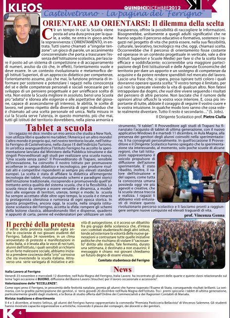 Scarica il PDF - Giornale Kleos