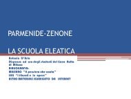 PARMENIDE-ZENONE LA SCUOLA ELEATICA - Antonia D'aria