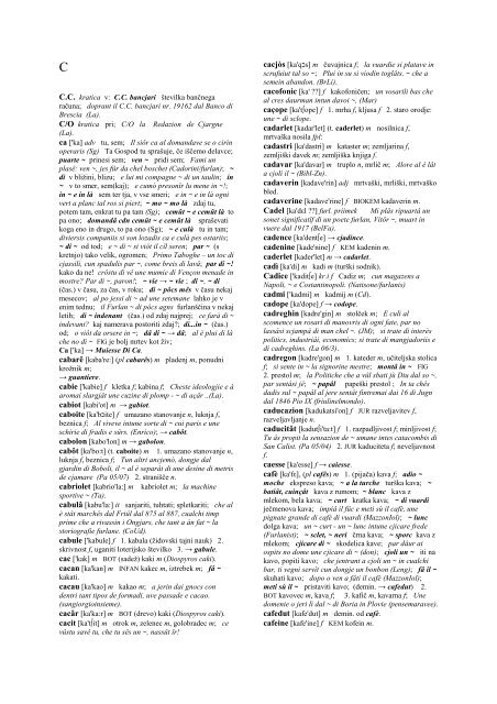 Furlansko-slovenski slovar 2. del