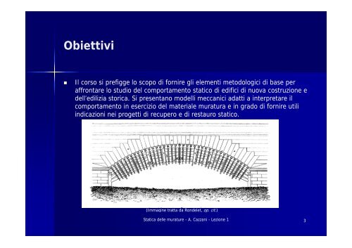 Statica delle murature - I blog di Unica - Università degli studi di ...