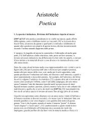 ARISTOTELE: POETICA (testo completo) - Fuoco Sacro