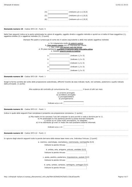 OLI ITA 2 - Liceo Scientifico XXV Aprile