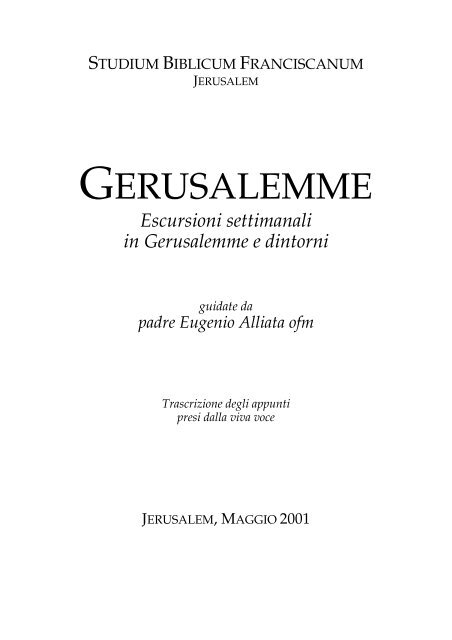 GERUSALEMME