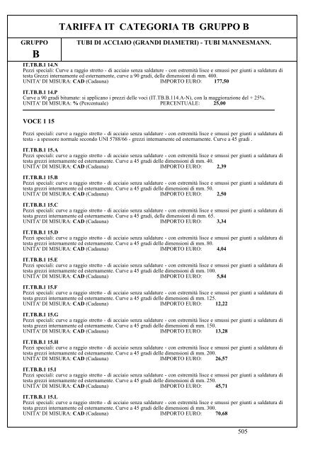 II parte - Elenco prezzi 2010 (.pdf 6242 KB ) - Grandi Stazioni S.p.A.