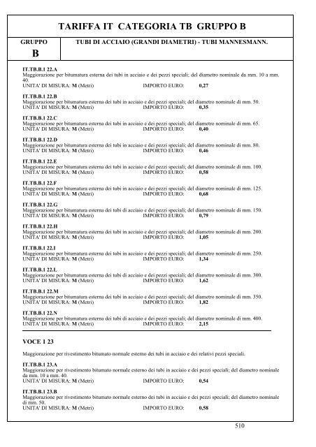 II parte - Elenco prezzi 2010 (.pdf 6242 KB ) - Grandi Stazioni S.p.A.