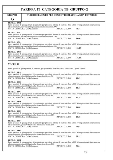 II parte - Elenco prezzi 2010 (.pdf 6242 KB ) - Grandi Stazioni S.p.A.