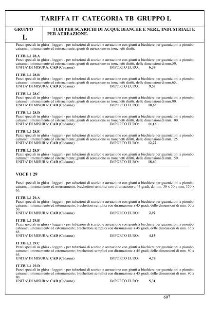 II parte - Elenco prezzi 2010 (.pdf 6242 KB ) - Grandi Stazioni S.p.A.