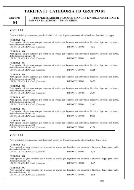 II parte - Elenco prezzi 2010 (.pdf 6242 KB ) - Grandi Stazioni S.p.A.