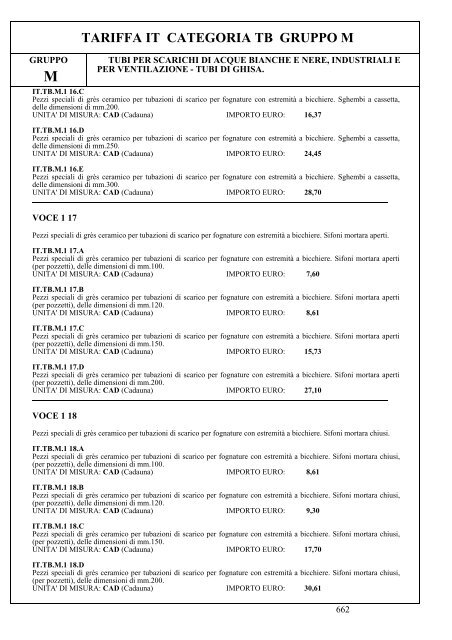 II parte - Elenco prezzi 2010 (.pdf 6242 KB ) - Grandi Stazioni S.p.A.