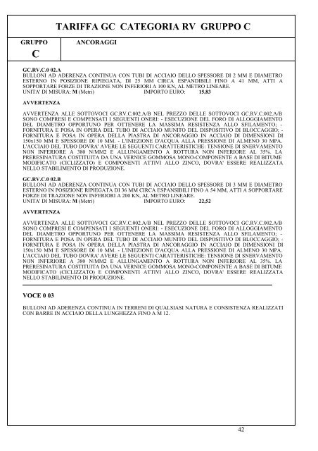 II parte - Elenco prezzi 2010 (.pdf 6242 KB ) - Grandi Stazioni S.p.A.