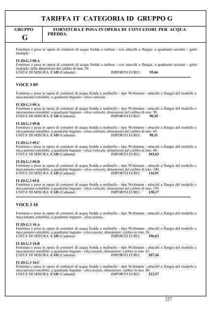 II parte - Elenco prezzi 2010 (.pdf 6242 KB ) - Grandi Stazioni S.p.A.