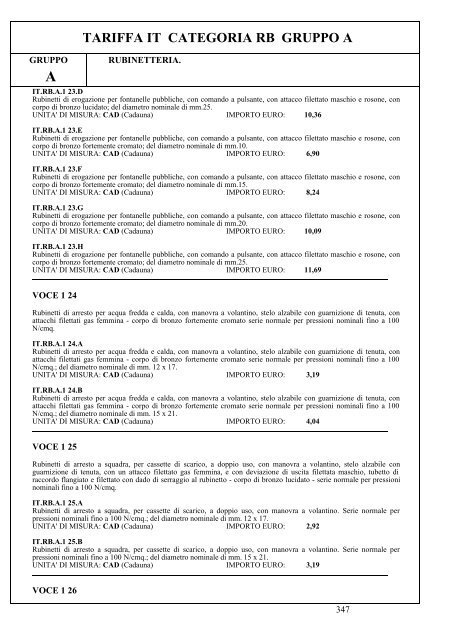 II parte - Elenco prezzi 2010 (.pdf 6242 KB ) - Grandi Stazioni S.p.A.