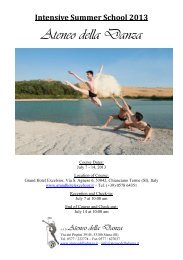 Intensive Summer School 2013 Ateneo della Danza