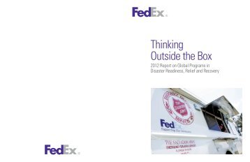 Disaster Readiness, Relief and Recovery - About FedEx