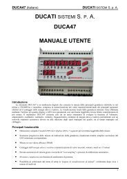 DUCA47 MANUALE UTENTE