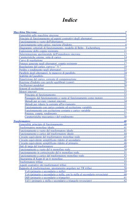 Teoria Completa Macchine elettriche