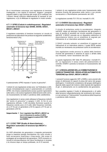 INSTALLAZIONE PER L'USO, L'ASSISTENZA E LA MANUTENZIONE