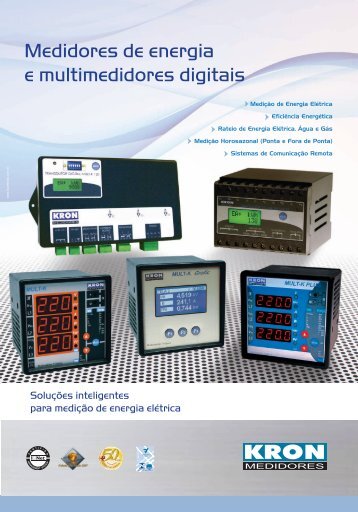 Medidores de energia e multimedidores digitais