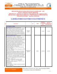 laboratiorio elettrico ed elettronico - SAMAR srl Catalogo Online