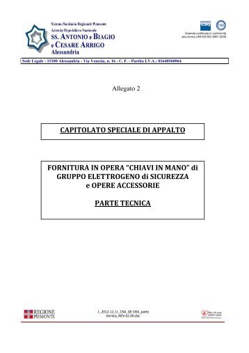 Scarica allegato pdf - Azienda Ospedaliera Santi Antonio e Biagio e ...