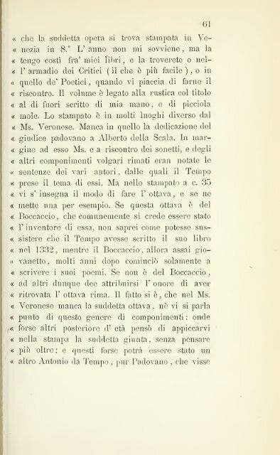 Delle rime volgari trattato di Antonio da Tempo, composto nel 1332 ...