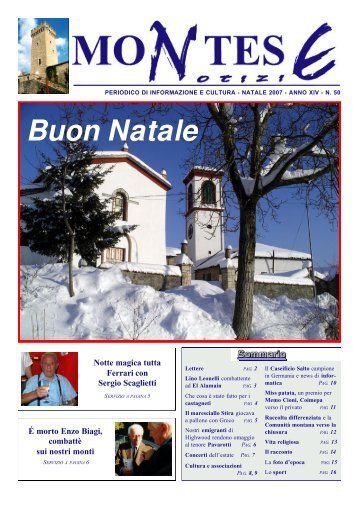 Buon Natale - Montese Notizie