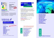 VERLAGSPROGRAMM - Bernhard Harzer Verlag GmbH