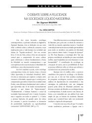 Resenha: o debate sobre a felicidade na sociedade líquido-moderna